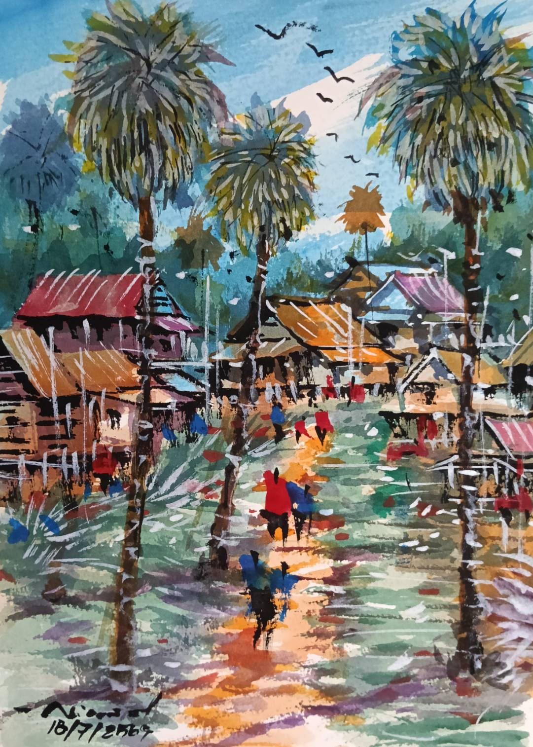 ชุมชนต้นตาล โดย อ.กระแสร์ บางพาน